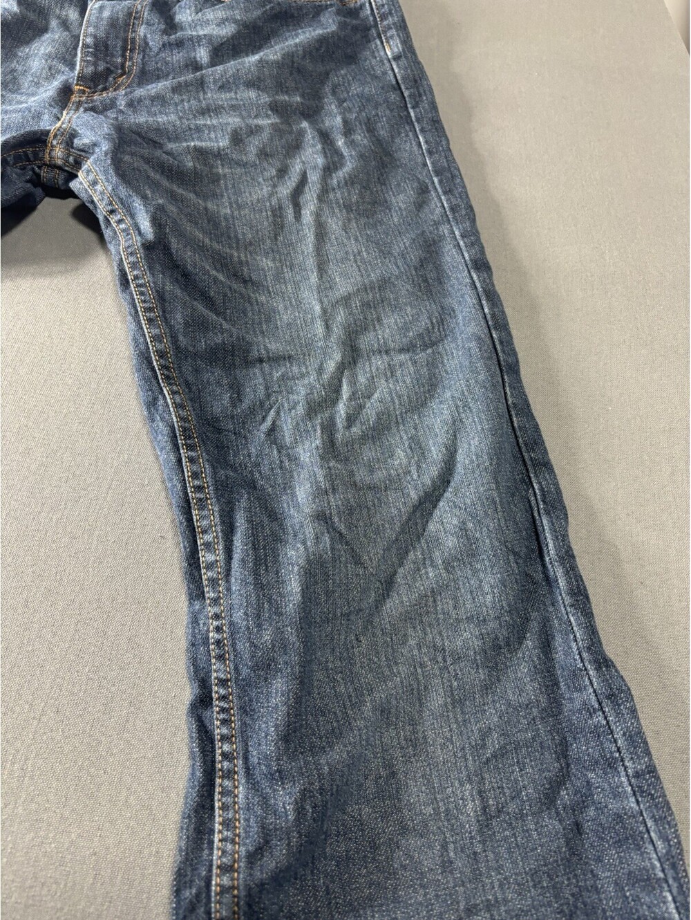 Levis 505 Jeans Mens 32x30 Blue Regular Straight American Workwear Medium Denim - Picture 5 of 15
